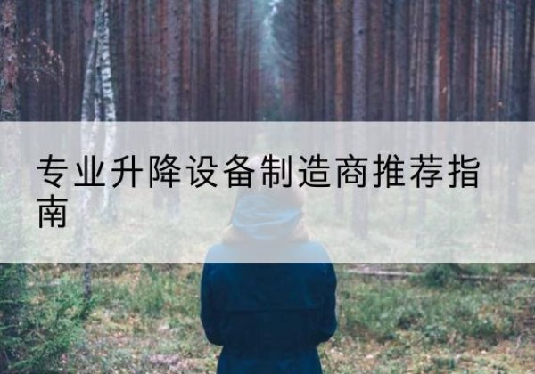 安乡电动剪叉升降平台厂家-专业升降设备制造商推荐指南